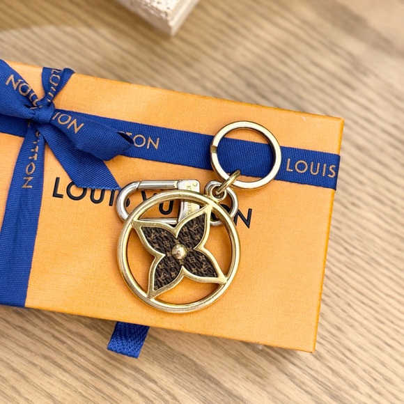 LOUIS VUITTON 2022 Puzzle Flower Monogram Keyring - Picture 5 of 15